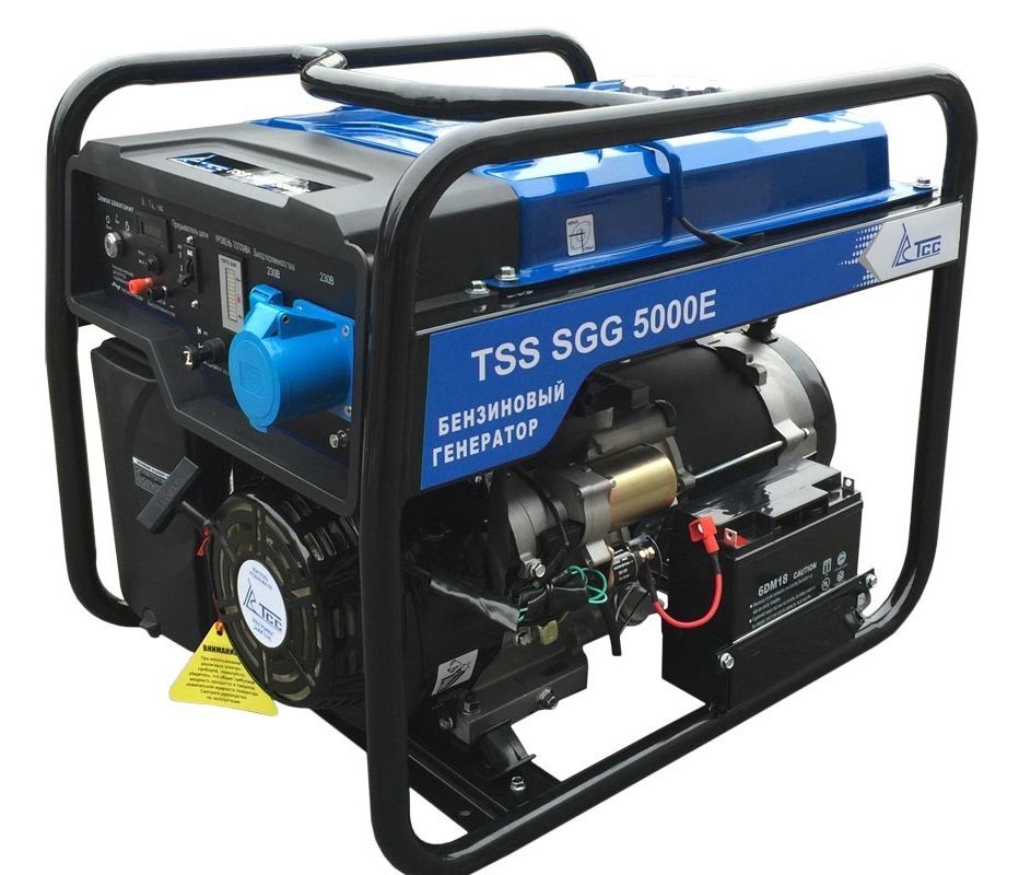 Бензиновый генератор ТСС SGG 5000 E с АВР