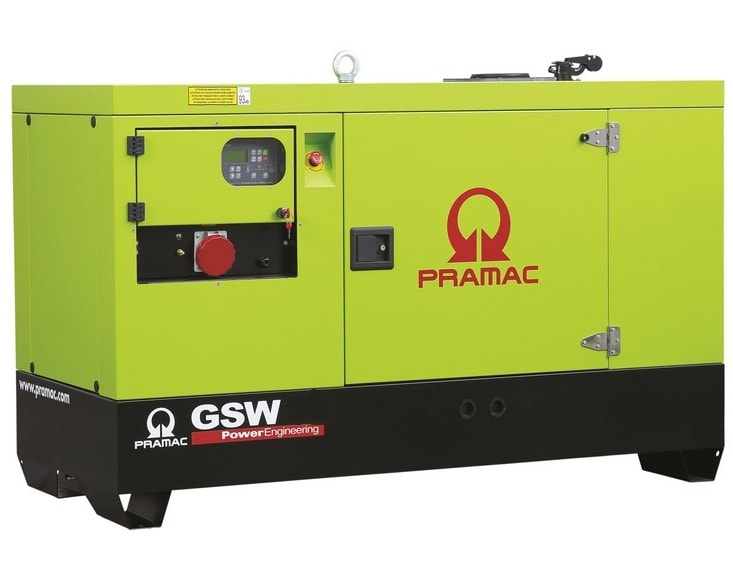 Дизельный генератор Pramac GSW 30 P в кожухе