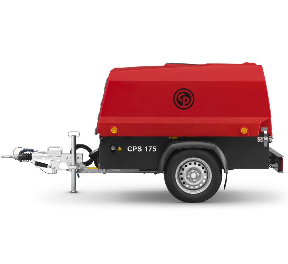 Дизельный компрессор Chicago Pneumatic CPS 175 на шасси