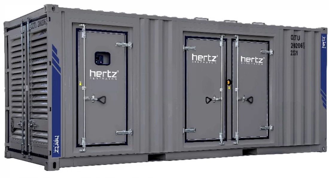 Дизельный генератор Hertz HG 1275 BC в кожухе с АВР