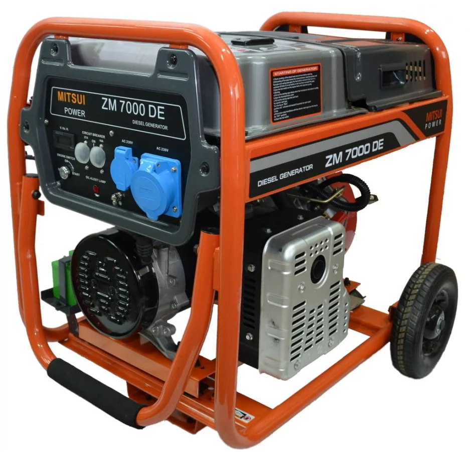 Дизельный генератор Mitsui Power ZM 7000 DE