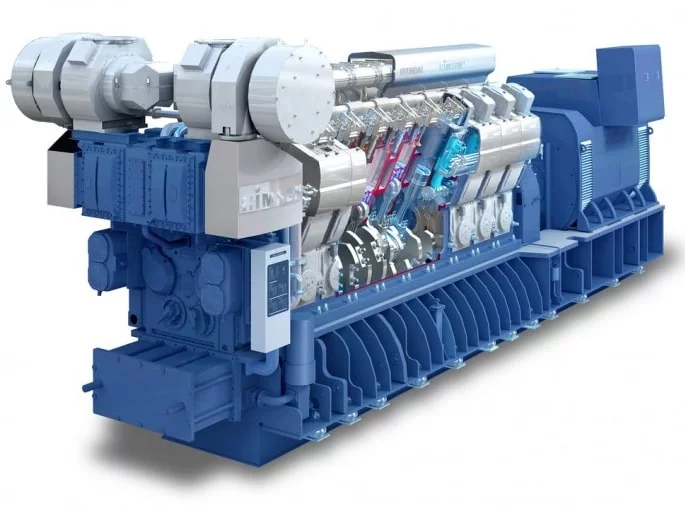 Газодизельный генератор Hyundai HiMSEN 8H35DF