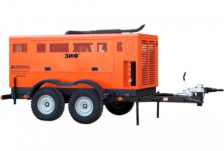 Дизельный компрессор ЗИФ ПВ-20/1,5 на шасси