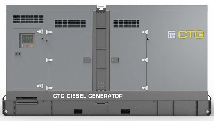Дизельный генератор CTG 385С в кожухе