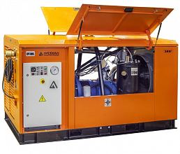 Винтовой компрессор ЗИФ СВЭ 12/1,0 в кожухе на шасси — фото 5