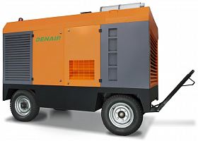 Дизельный компрессор Denair DACY-14/12 (на шасси) — фото 1