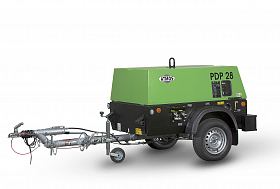 Дизельный компрессор Atmos PDP 28 12 фикс с тормозом — фото 1